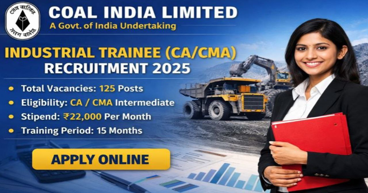 Coal India Limited Industrial Trainee Recruitment 2025