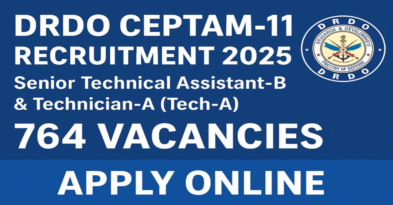DRDO CEPTAM 11 Recruitment 2025