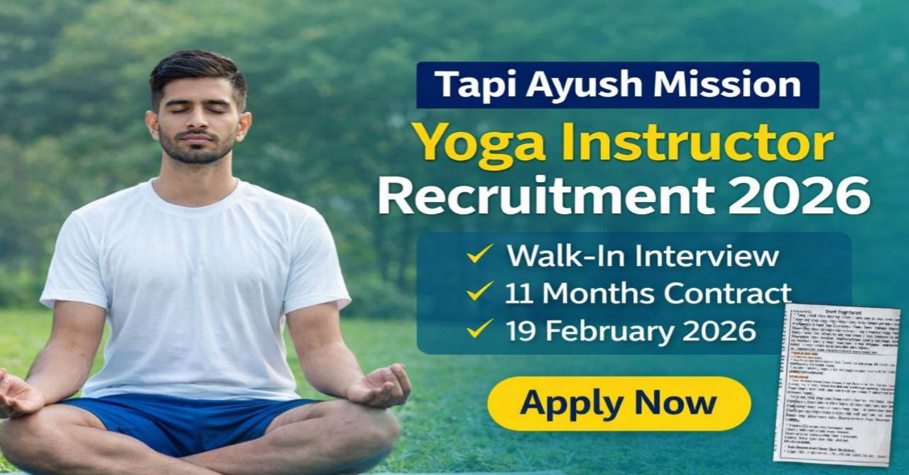 Tapi Yoga Instructor Recruitment 2026