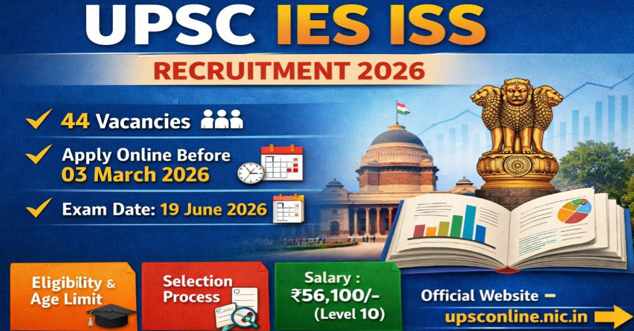 UPSC IES ISS Recruitment 2026