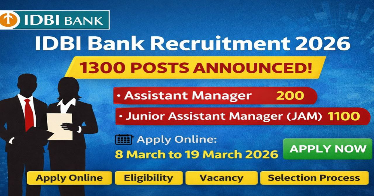 IDBI Bank Recruitment 2026