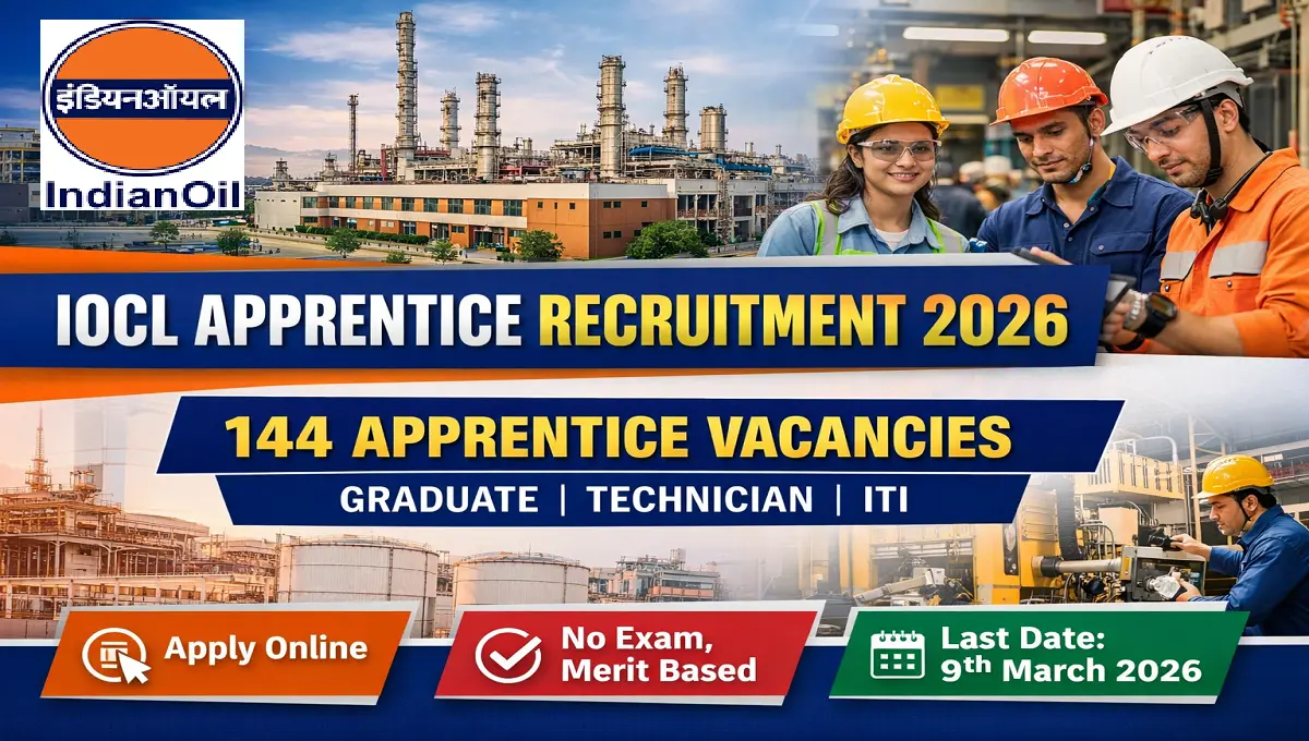 Indian Oil Corporation Limited Apprentice Recruitment 2026