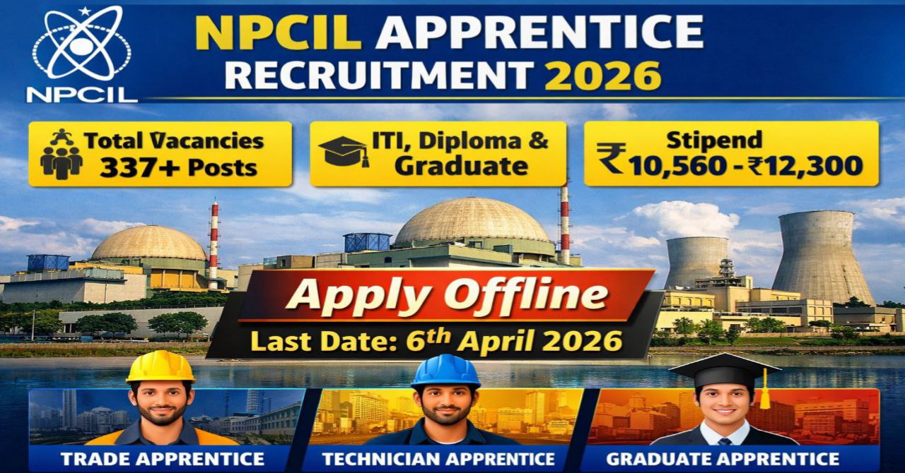 NPCIL Kakrapar Apprentice Recruitment 2026
