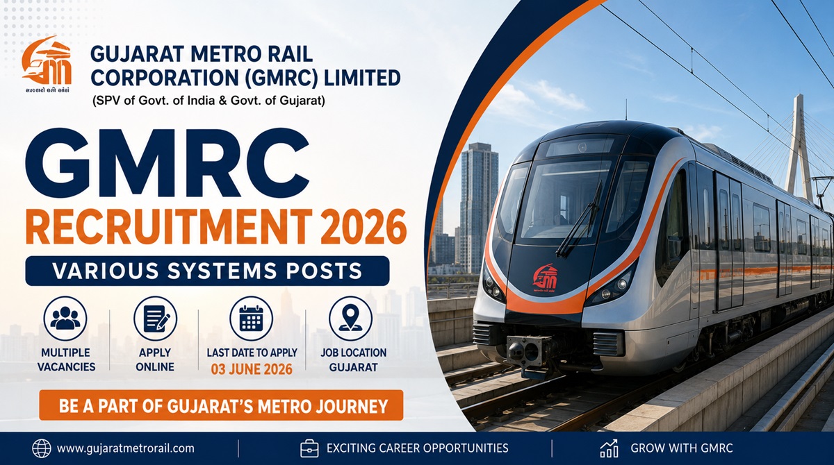GMRC Recruitment 2026 Notification Out